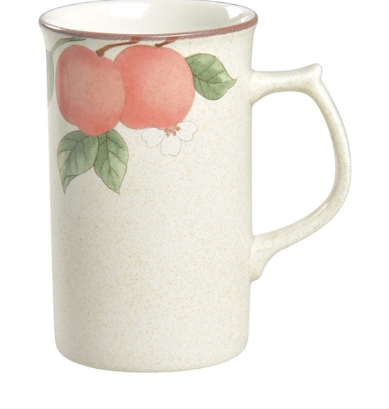 NWOT MIKASA Country Classics Fruit Panorama Cappuccino Coffee Mug Tea Cup Set - Picture 11 of 15